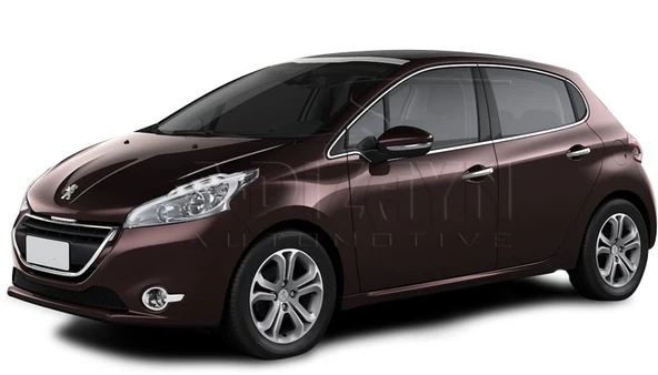 S-Dizayn Peugeot 208 Krom Kapı Kolu 4 Kapı 2012-2019 ürün görseli 1