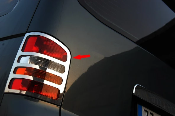 S-Dizayn VW T5 Caravelle Krom Stop Çerçevesi 2 Prç 2004-2015 ürün görseli 1