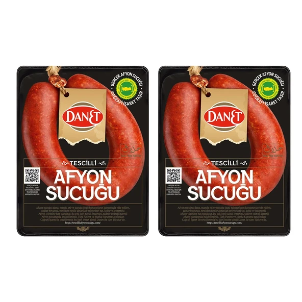 Danet Tescilli Afyon Sucuğu Fermente 300 g 2 li ürün görseli 1