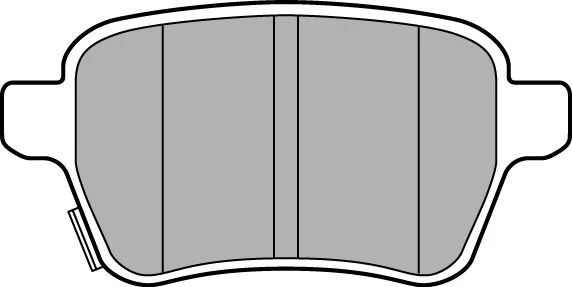 ARKA FREN BALATASI OPEL CORSA E 14 19 ADAM 14 19 15 JANT RPO J67 FIAT EGEA 16 500L 13 264mm ürün görseli 1