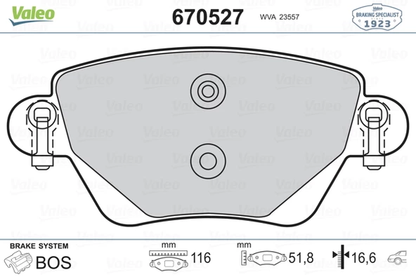 ARKA BALATA KNG 01 MONDEO 00 07 JAGUAR XTYPE 01 09 ürün görseli 1