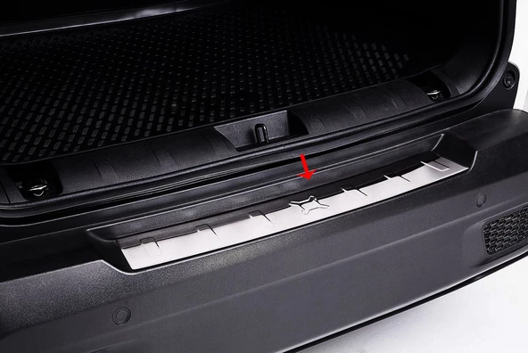 S-Dizayn Jeep Renegade Krom Arka Tampon Eşiği 2014-2019 ürün görseli 1
