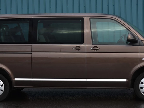 S-Dizayn VW T5 Caravelle Krom Yan Kapı Çıtası 5 Prç. (K.Ş) 2010 Üzeri ürün görseli 1