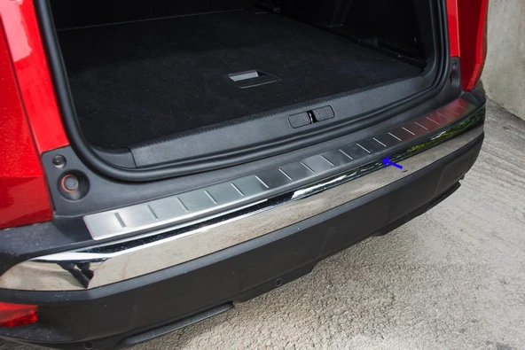 S-Dizayn Peugeot 3008 Krom Arka Tampon Eşiği 2016-2023 ürün görseli 1