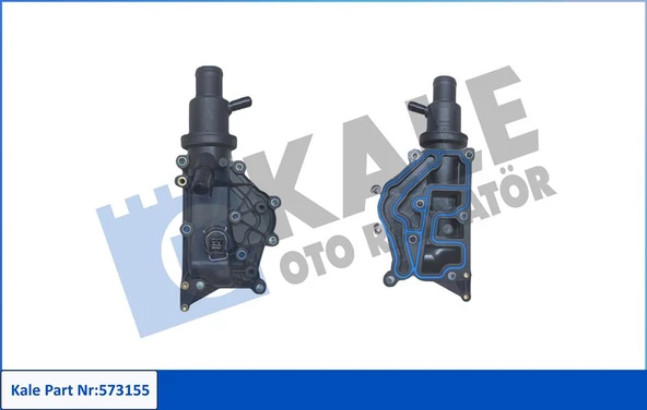 KOMPLE TERMOSTAT-PLASTİK GÖVDELİ 89 C RENAULT CLIO II-LAGUNA II ürün görseli 1