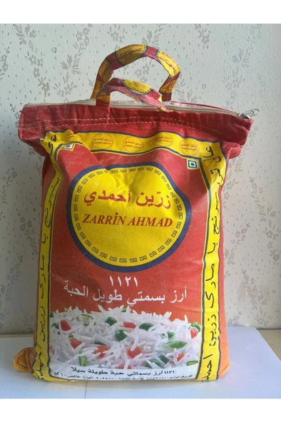 Zarrin Ahmad 1121 uzun iri taneli basmati hint sella pirinci 5 kg ürün görseli 1