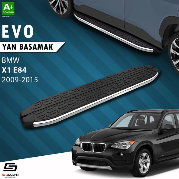 S-Dizayn Bmw X1 E84 Evo Krom Yan Basamak 183 Cm 2009-2015 A+ Kalite ürün görseli 1