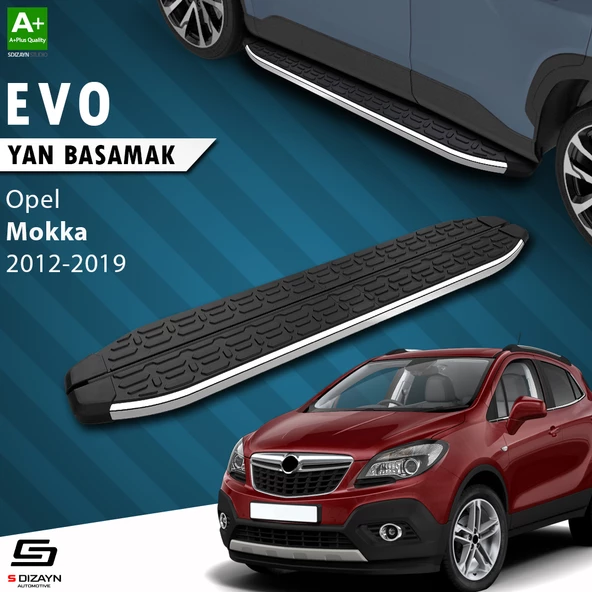 S-Dizayn Opel Mokka Evo Krom Yan Basamak 163 Cm 2012-2019 A+ Kalite ürün görseli 1
