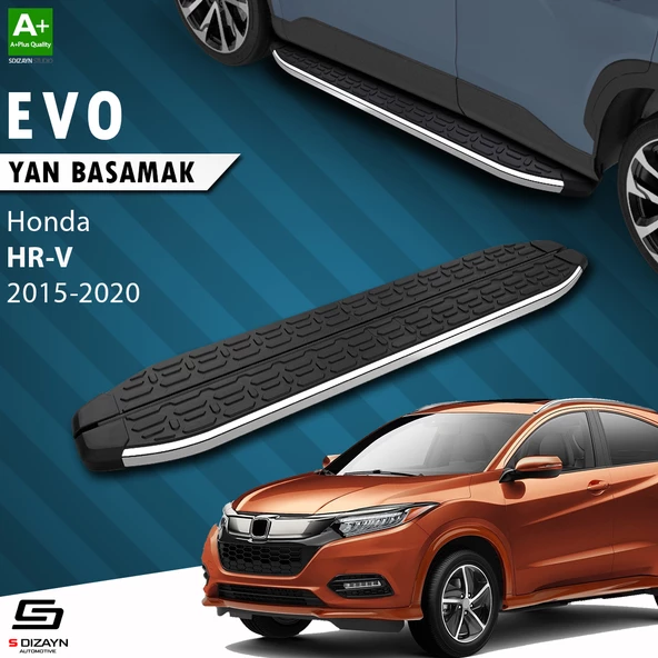 S-Dizayn Honda HR-V 2 Evo Krom Yan Basamak 173 Cm 2015-2020 A+ Kalite ürün görseli 1