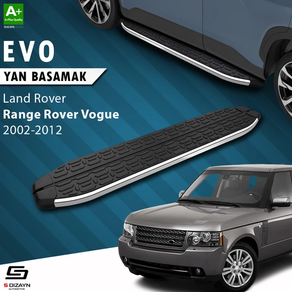 S-Dizayn Land Rover Rover Range Rover Vogue 2 Evo Krom Yan Basamak 173 Cm 2002-2012 A+ Kalite ürün görseli 1