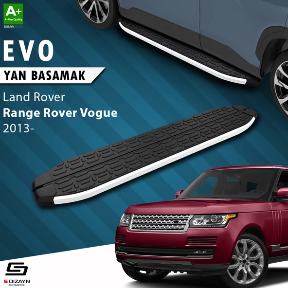 S-Dizayn Land Rover Rover Range Rover Vogue 3 Evo Aluminyum Yan Basamak 193 Cm 2013 Üzeri A+ Kalite ürün görseli 1