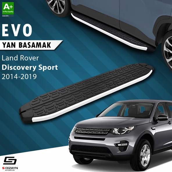 S-Dizayn Land Rover Discovery Sport Evo Aluminyum Yan Basamak 183 Cm 2014-2019 A+ Kalite ürün görseli 1