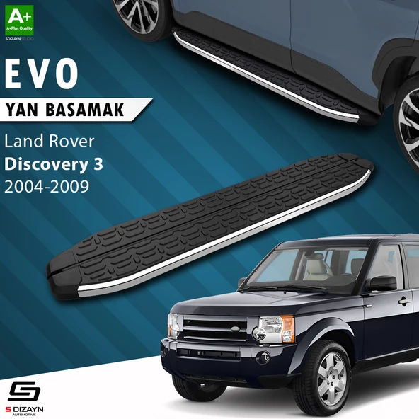 S-Dizayn Land Rover Discovery 3 Evo Krom Yan Basamak 193 Cm 2004-2009 A+ Kalite ürün görseli 1