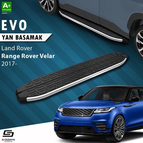 S-Dizayn Land Rover Range Rover Velar Evo Krom Yan Basamak 193 Cm 2017 Üzeri A+ Kalite ürün görseli 1