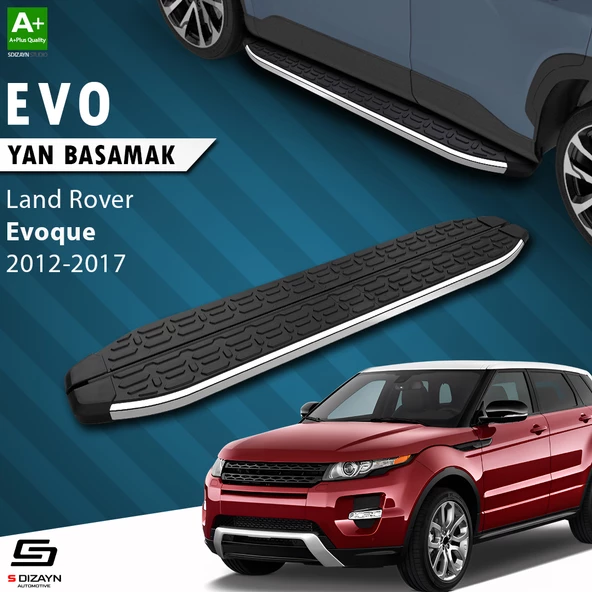S-Dizayn Land Rover Range Rover Evoque Evo Krom Yan Basamak 173 Cm 2012-2017 A+ Kalite ürün görseli 1