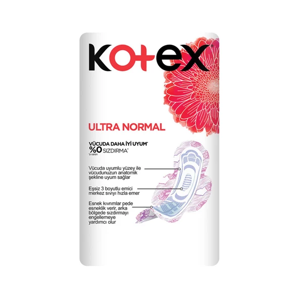 Kotex Ultra Normal Ped 24x5 120 Adet - Resim 2