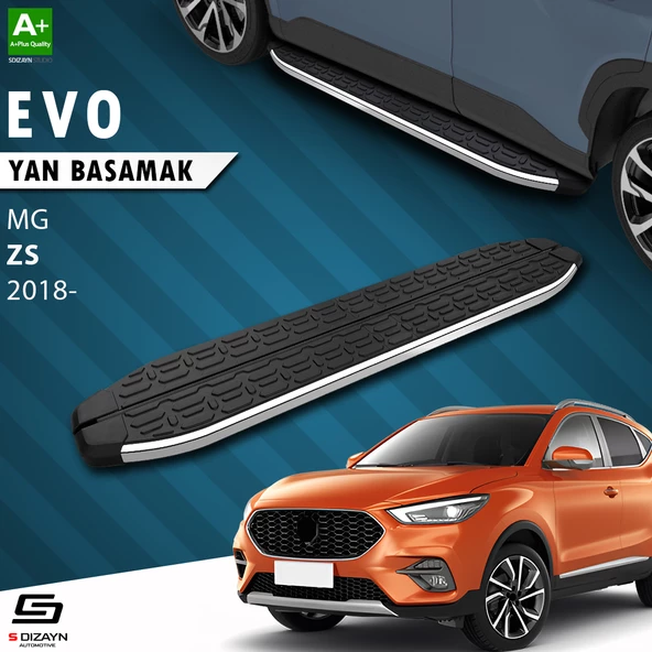 S-Dizayn MG ZS Evo Krom Yan Basamak 173 Cm 2018 Üzeri A+ Kalite ürün görseli 1