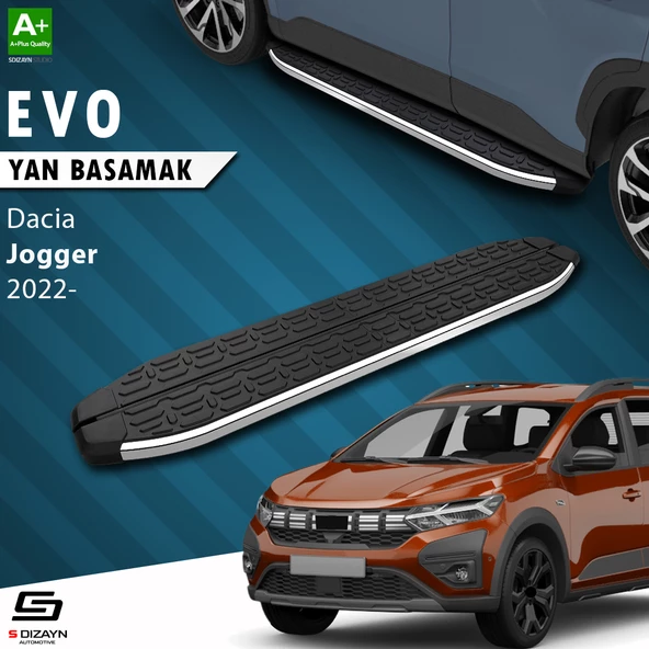 S-Dizayn Dacia Jogger Evo Krom Yan Basamak 213 Cm 2022 Üzeri A+ Kalite ürün görseli 1