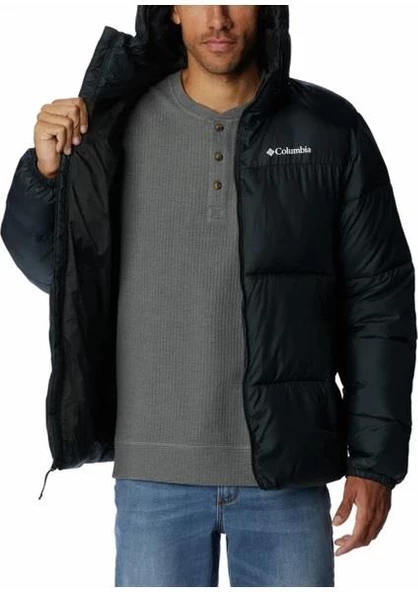 Columbia Puffect Hooded Erkek Mont - Resim 3
