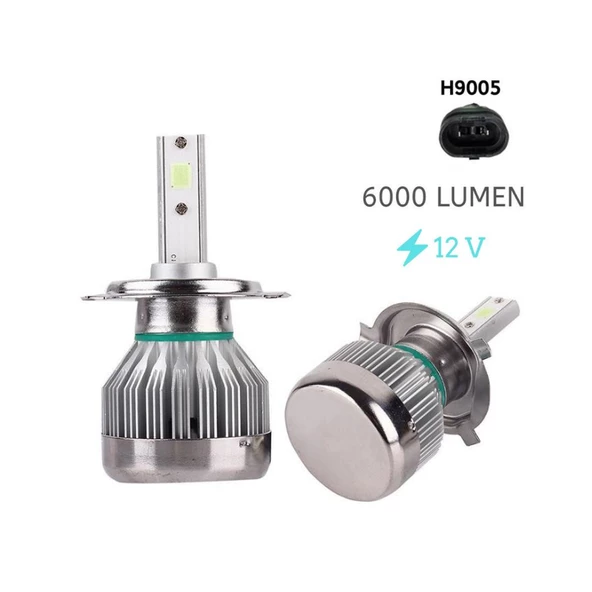 Space Led Far Ampulü 9005-3500LMX2-30W-12V Buz Mavisi / LAAM703 ürün görseli 1