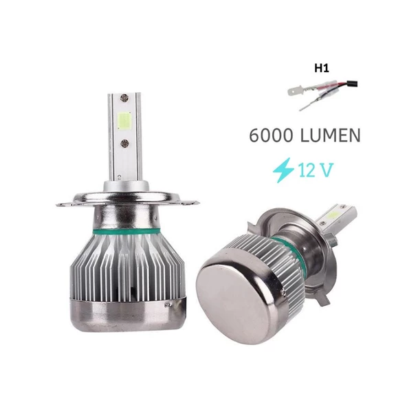 SPACE LED FAR AMPULÜ H1-3500LMX2-30W-12V Buz Mavisi / LAAM700 ürün görseli 1