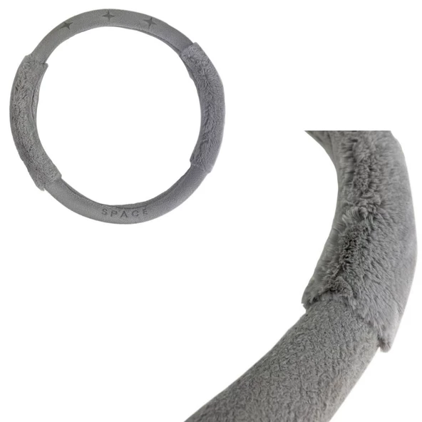Space Peluşlu Direksiyon Kılıfı 49cm / DIKI28-3 ürün görseli 1
