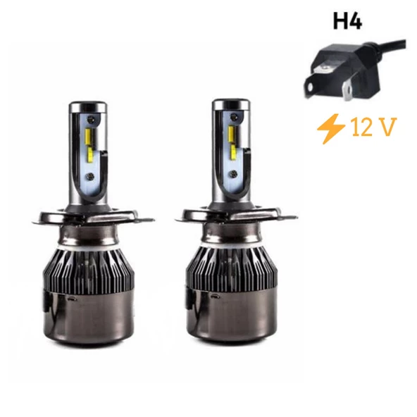 Space Led Far Ampulü Çift Renk Sarı/Beyaz H4-36W-4800LM-12V / LAAM492-1 ürün görseli 1
