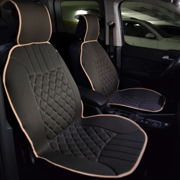 Space Elegance 2'li Set Minder Koyu Bej / KLMNY533 ürün görseli 1