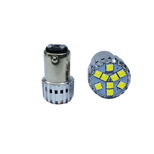 1157 Dekoratif led ampul çift duy beyaz 12V 4W canbus / LAAM952 ürün görseli 1