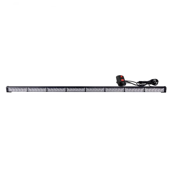 Çakar lamba 3W 48 power ledli 117cm  sarı beyaz 17 fonksiyonlu 12-24V  /  LAPA517-1 ürün görseli 1