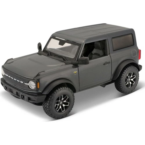Maisto 2021 Ford Bronco Badlands Gri 1:24 Model Araba ürün görseli 1