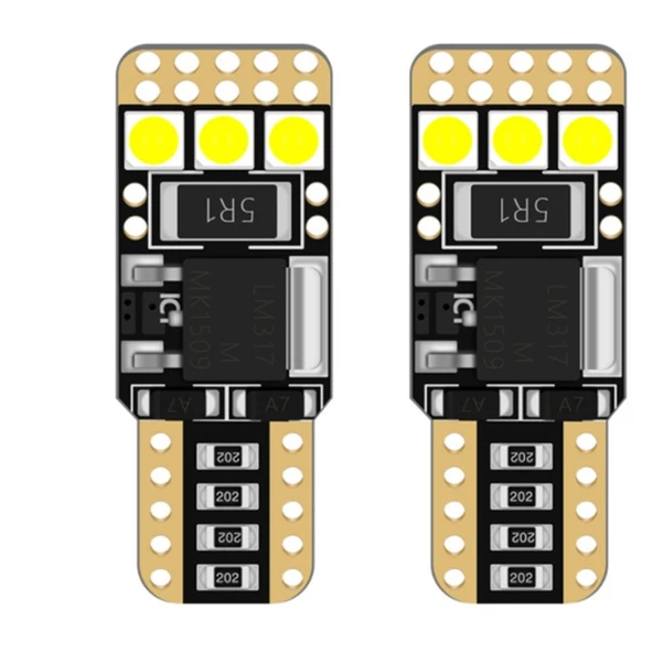 T10 Dekoratif led ampul buz mavi 12V 4W canbus / LAAM953-2 ürün görseli 1