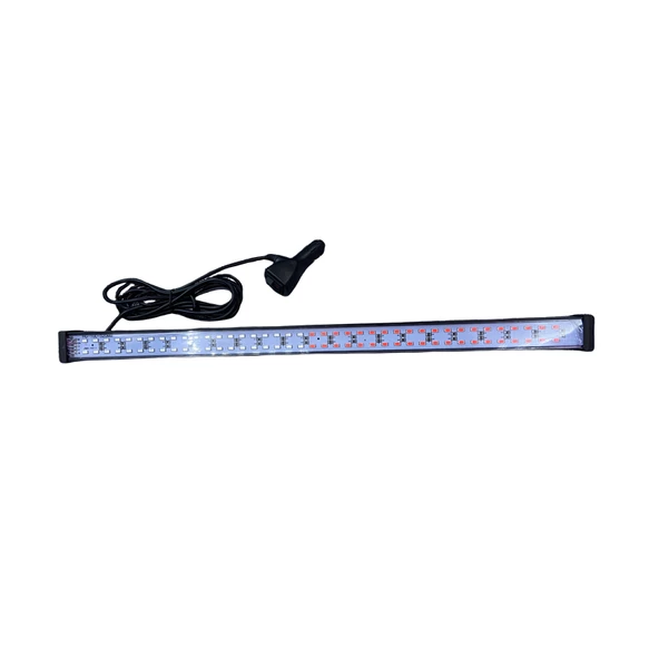 17 fonksiyonlu iç-dış kullanımlı çakar lamba 54cm kırmızı-kırmızı 12-30v / LAPA203-1 ürün görseli 1