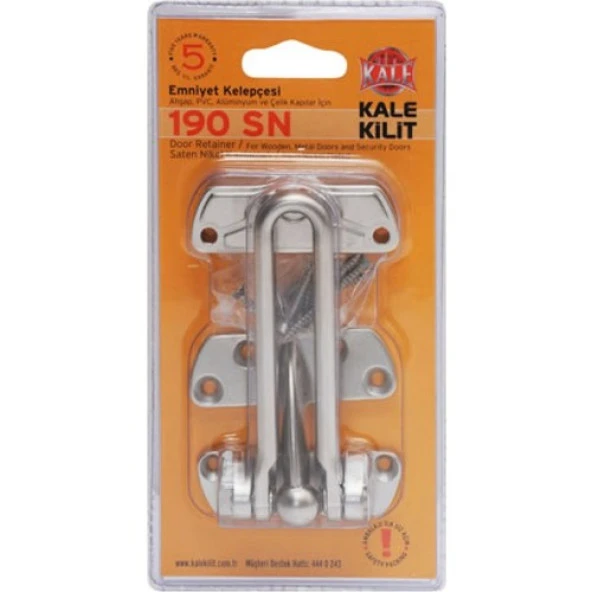 Kale 190Sn Emniyet Kelepçesi Sarı ürün görseli 1