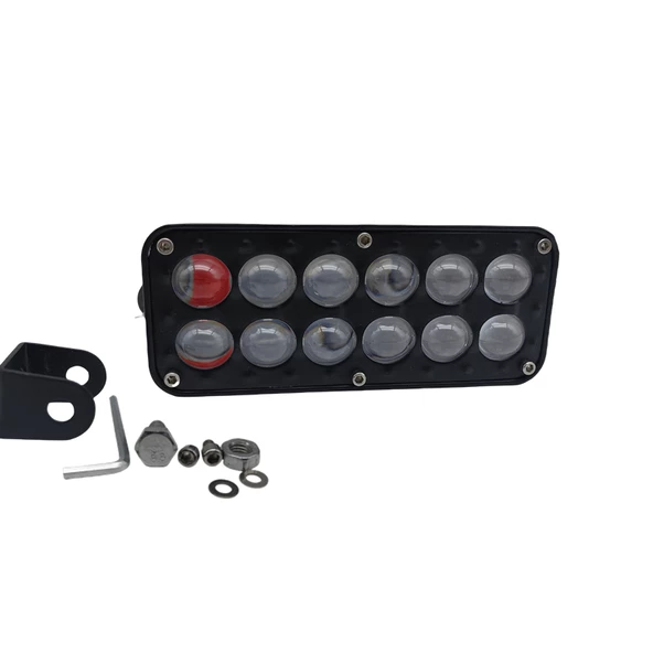 Space Offroad sis lambası kırmızı-mavi-beyaz -sarı çakarlı / beyaz sarı çakarlı/  LASS382 ürün görseli 1