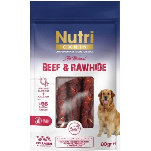 Nutri Canine Sığır Eti Sarılı Kemik Small 80 Gr ürün görseli 1
