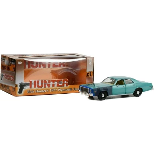 Greenlight 1:24 1977 Plymouth Fury Rick Hunters ürün görseli 1