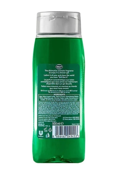 Brut Duş Jeli 500 ML Original - Resim 4