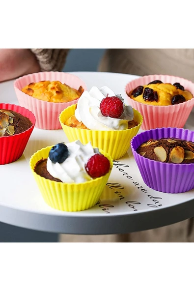 Airfryer Yapışmaz Kek Muffin Kalıbı 6’lı - Tüm Hava Fritözleriyle Uyumlu ürün görseli 1