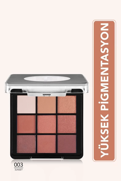 Flormar Mat & Işıltılı Kremsi Far Paleti - Eye Shadow Palette - 003 Sunset- 8682536048460 ürün görseli 1