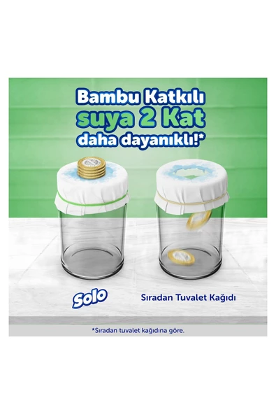 Solo Tuvalet Kağıdı 16 lı Bambu Katkılı - Resim 4
