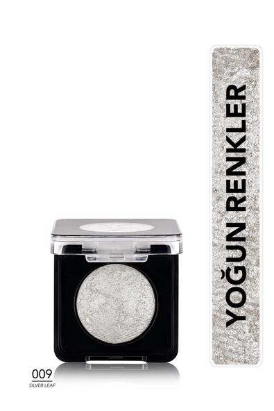 Flormar Yoğun Işıltılı Göz Farı - 009 Silver Leaf- Baked Eyeshadow - 8682536052504 ürün görseli 1