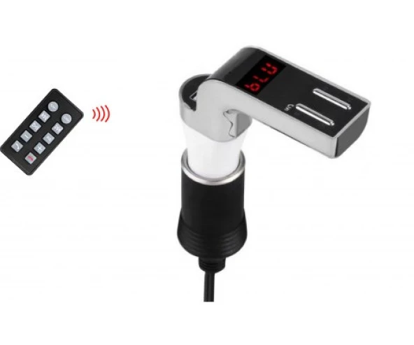 Concord C603 Fm Transmitter Bluetooth Destekli Sd Kart Ve Çift Usb Girişli Araç Mp3 ürün görseli 1