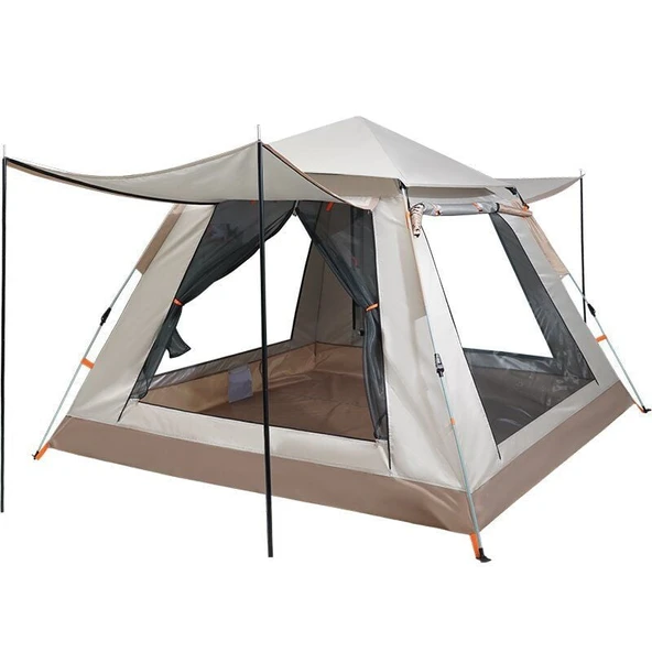 S. DFT 3 Kişilik Otomatik Çadır 2x2x1.35m - Bej ürün görseli 1