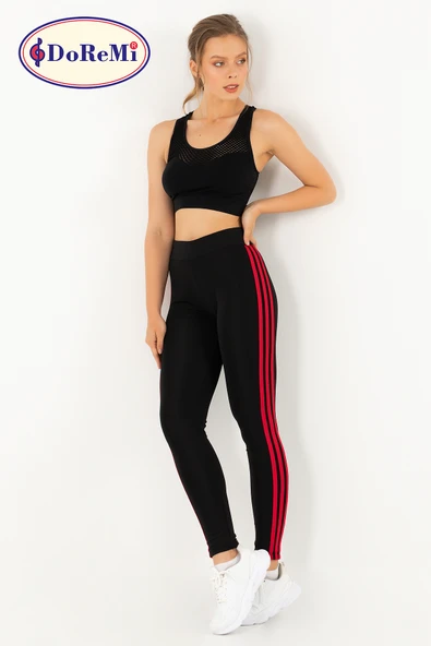 DoReMi Active Sportive Üç Çizgili Tayt-875 ürün görseli 1
