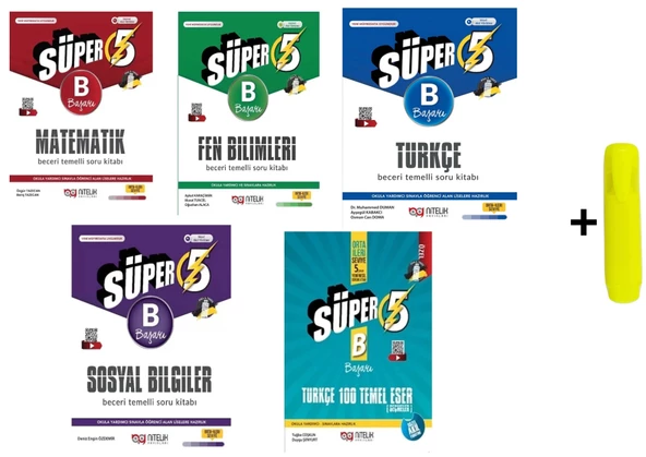 Nitelik Yayınları 5. Sınıf Matematik Fen Türkçe Sosyal Paragraf (B) Beceri Temelli Soru Kitabı Yeni ürün görseli 1