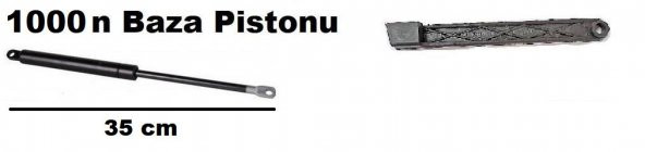 KALİTE 1000 N Baza Amortisörü Baza Pistonu 1000n (1 Adet) ürün görseli 1