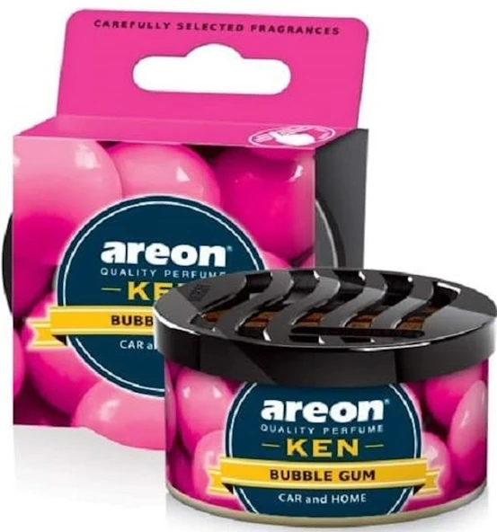 KEN Bubble Gum Bardaklık Oto Araç Kokusu AREON JEL KOKU ürün görseli 1