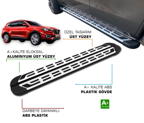 MG HS (ELEKTRİKLİ MODEL) 2022 2023 2024 YAN BASAMAK ürün görseli 1