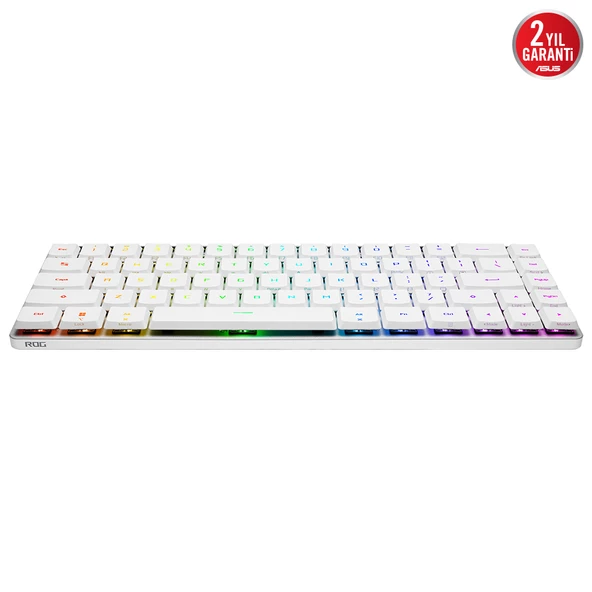 ASUS  ROG FALCHION RX WIRELESS LOW PROFILE AURA SYNC OYUNCU KLAVYESI - Resim 4